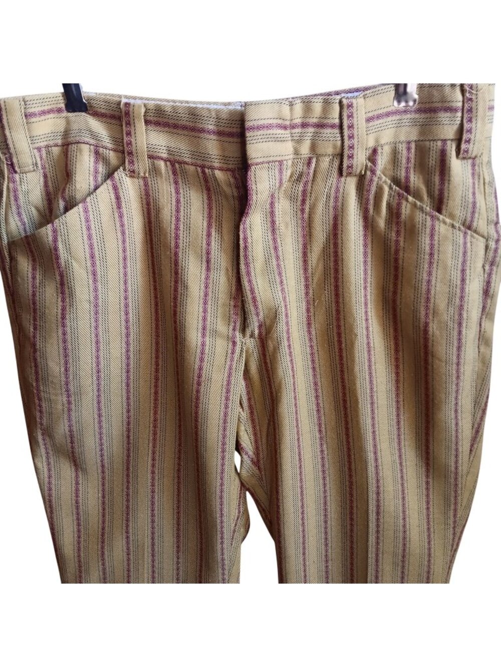 34x30 Vintage jeans/Pants 1960's Men's Bootcut Pinstripe Shelby Garage Band